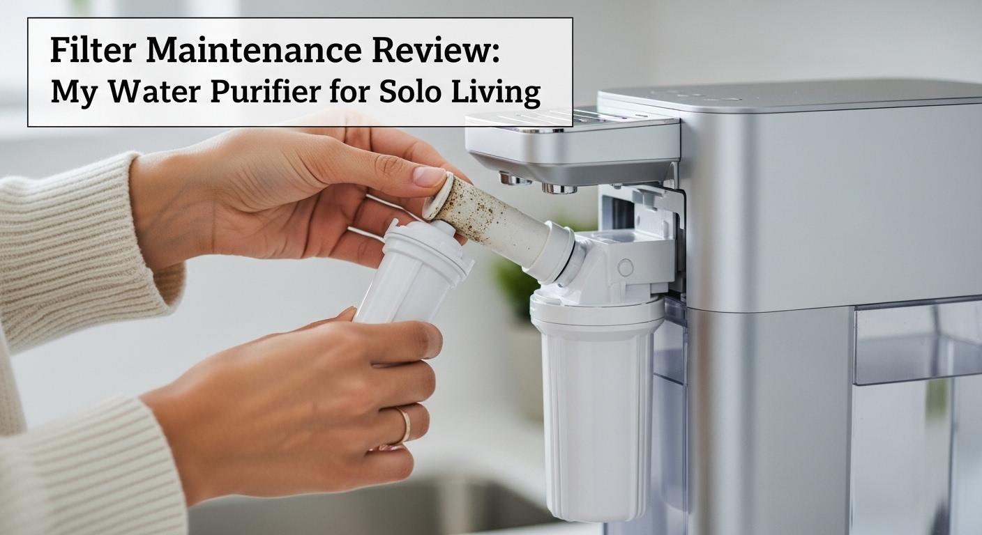 필터 관리 자취용 정수기 내돈내산 후기