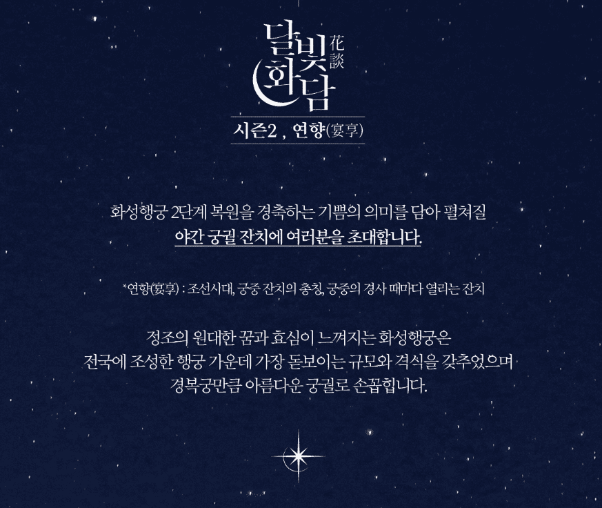 2024 수원 화성행궁 야간개장 '달빛화담' 예매, 관람 시간 및 안내, 요금 및 할인혜택, 특별문화관광해설
