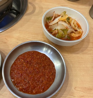 소스-김치