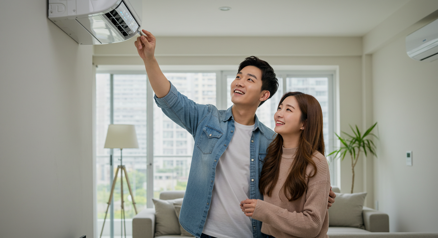 위니아 벽걸이 에어컨 청소방법