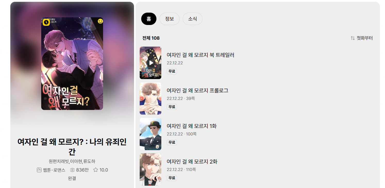 나의 유죄인간