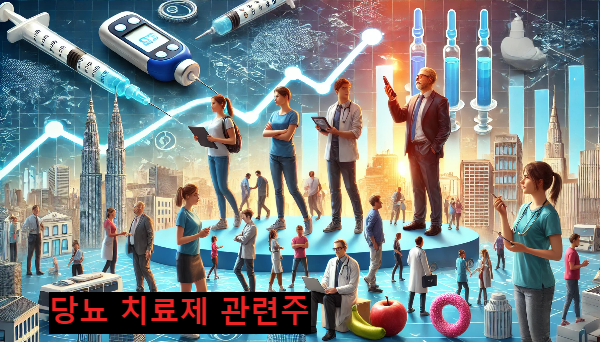 당뇨 치료제 관련주 이미지