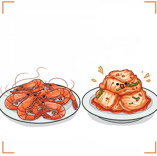 생새우 대신 새우젓으로 김치 담글 때-1