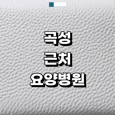 곡성군 요양병원