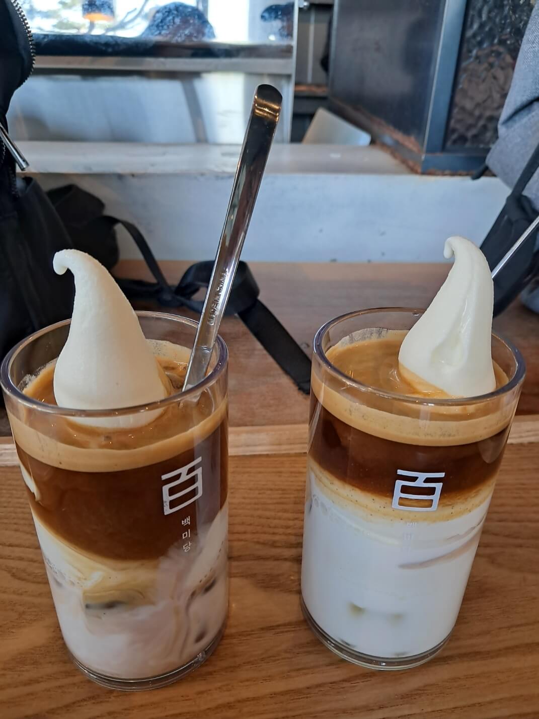 백미당 아이스크림 라떼