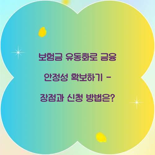 보험금 유동화