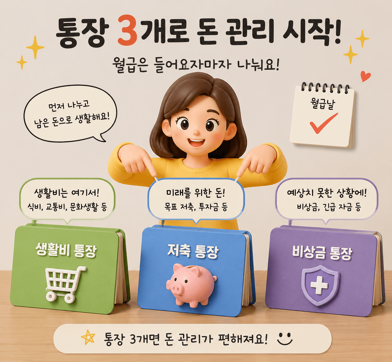 월급통장 쪼개기