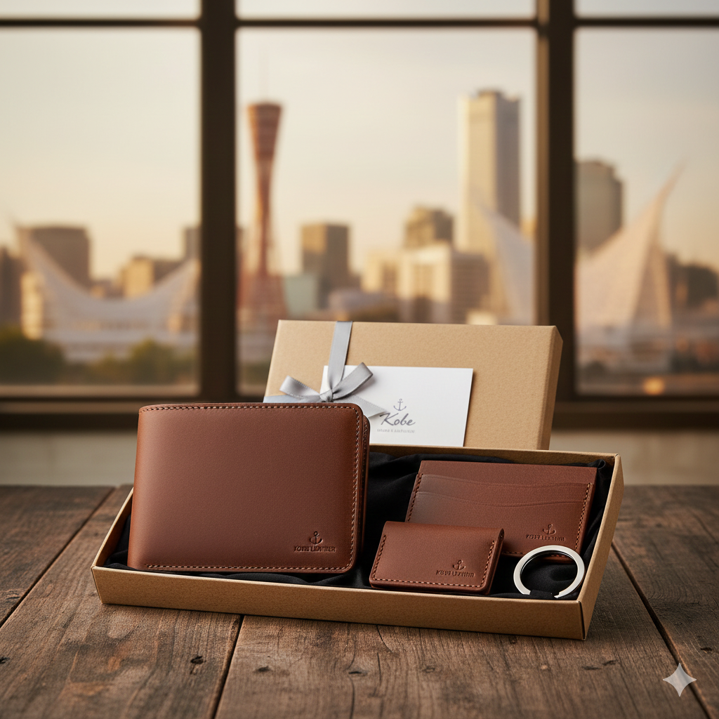 고베에서 유명한 가죽 공예 제품