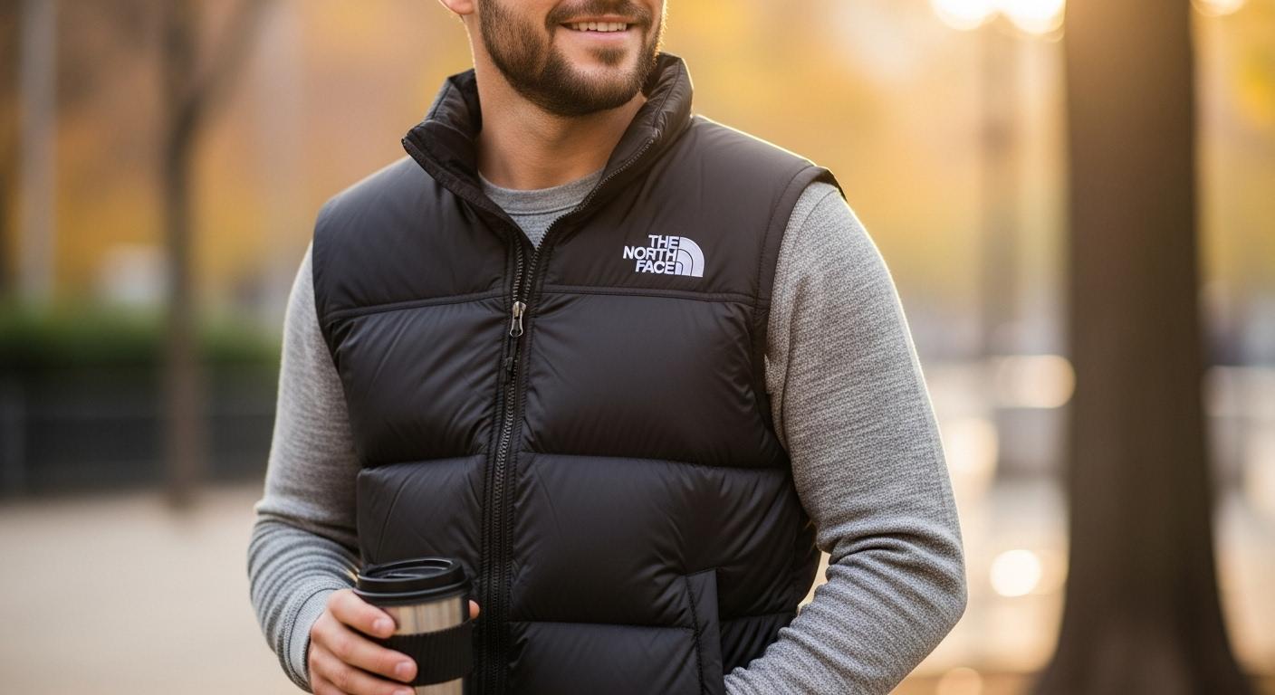 노스페이스 패딩조끼