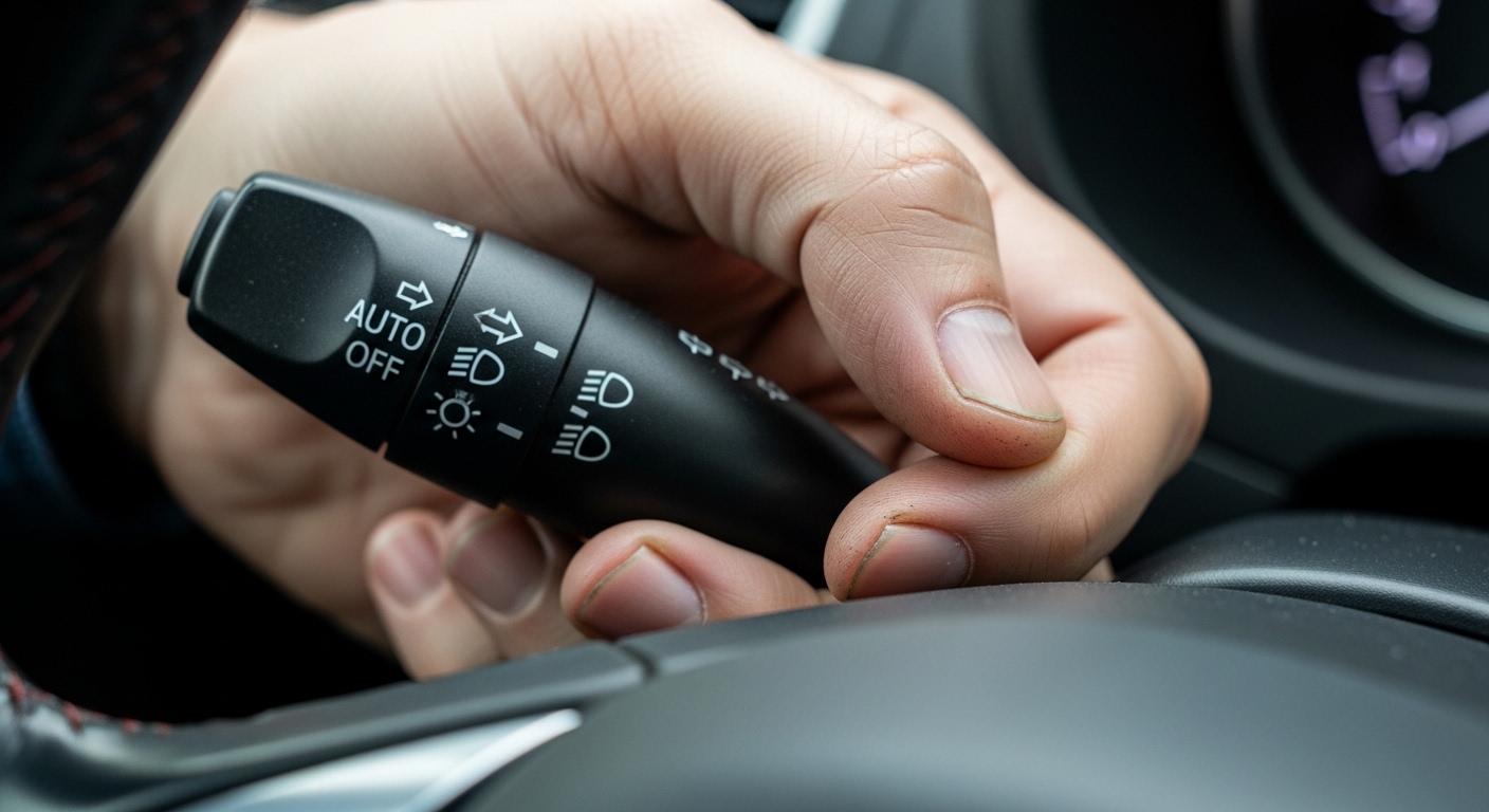 자동차 경고등 핸들모양