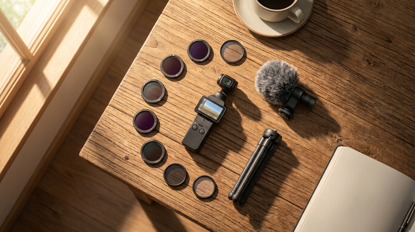 오즈모포켓 4의 화질을 극대화해주는 필수 설정과 추천 악세사리 구성품