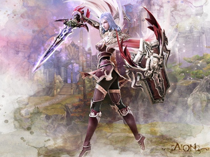 아이온 수호성 캐릭터 일러스트