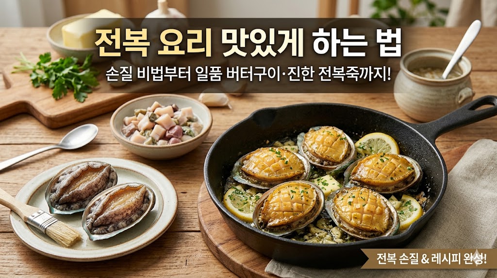 전복 요리 맛있게 하는법