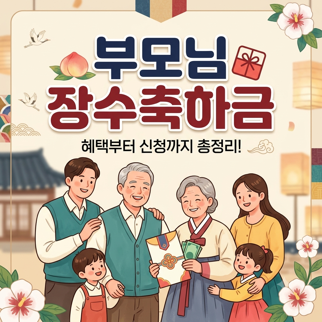 부모님 장수축하금 신청 방법