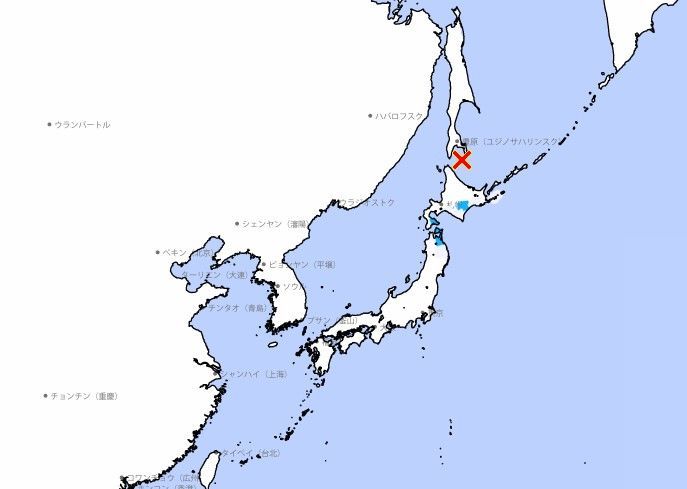 홋카이도 지도