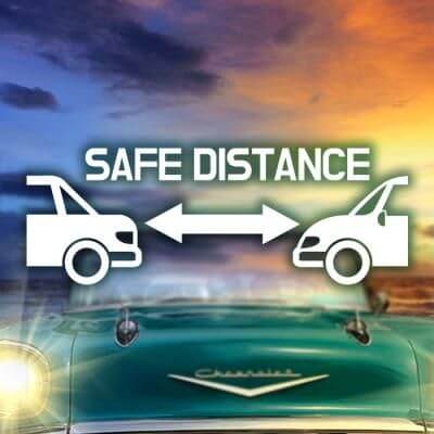 안전거리 인포그래픽