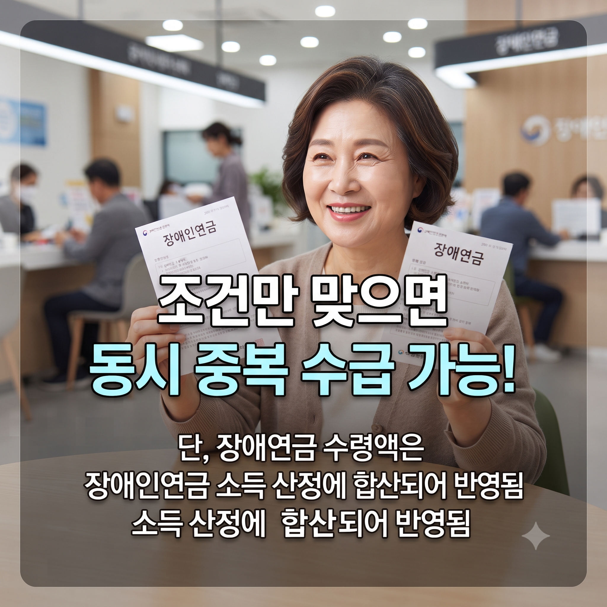 "다른 제도라 둘다 받을 수 있다고?" - 장애인연금 vs 장애연금 차이점 총정리 (자격조건, 지급액, 신청방법, 중복수급여부 등)