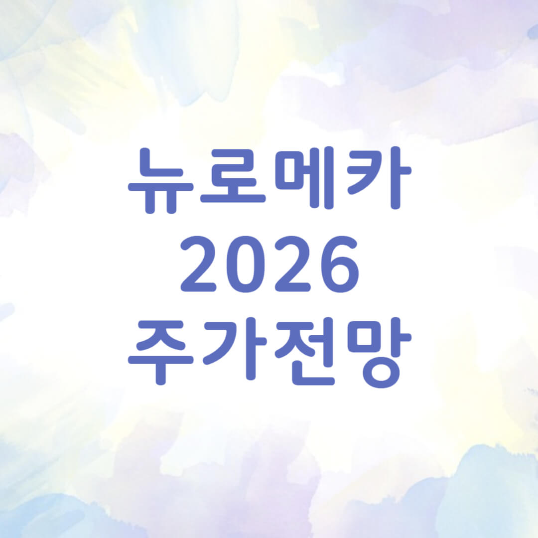 뉴로메카 주가 전망