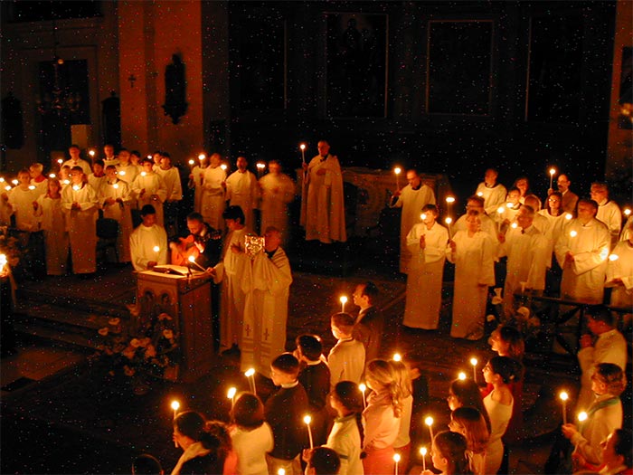 성삼일 성 토요일 밤 이른바 ‘부활성야'