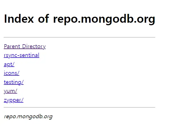 mongodb repo