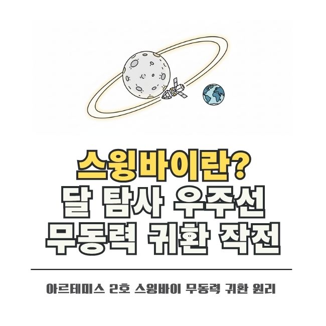 스윙바이 기법으로 지구에 귀환하는 아르테미스