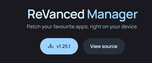 Revanced Manager Download