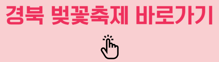 경북 벚꽃축제