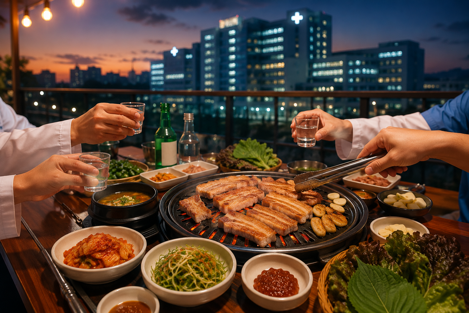 삼겹살 회식