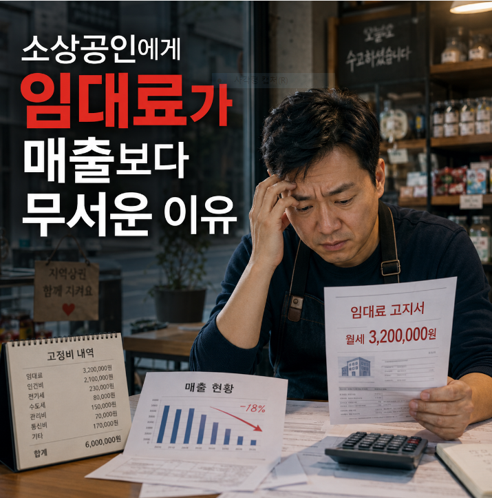 소상공인에게 임대료가 매출보다 무서운 이유
