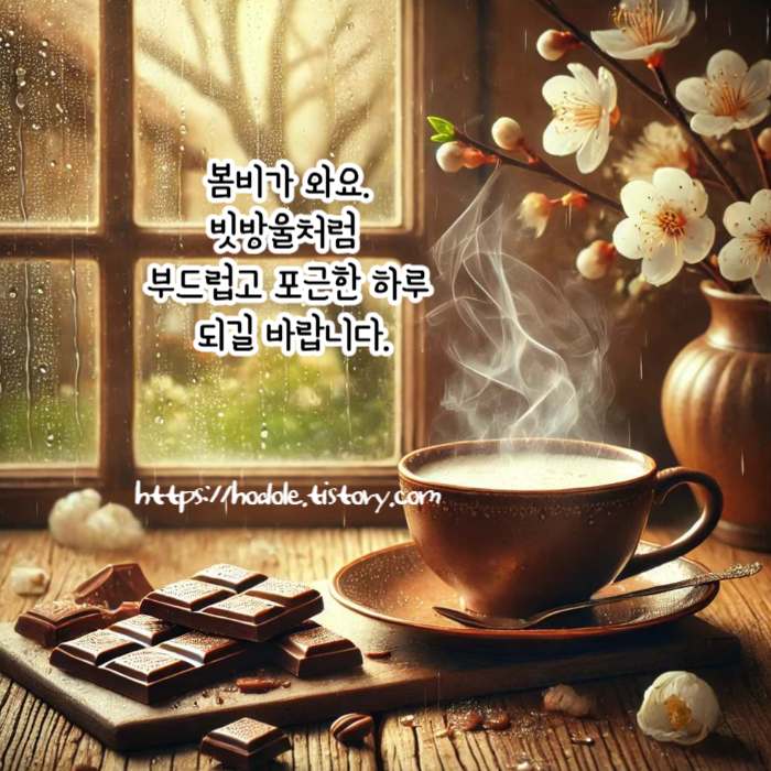 비오는 풍경 이미지