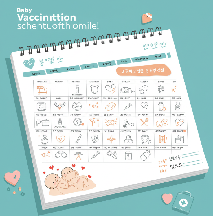 2025년 예방접종 일정표
