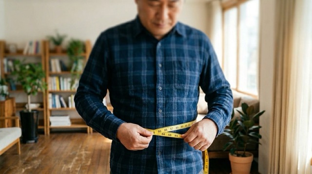 허리둘레 측정 복부비만