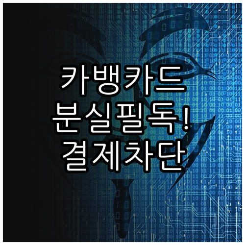 카카오뱅크 카드 분실 시 부정 사용 ..
