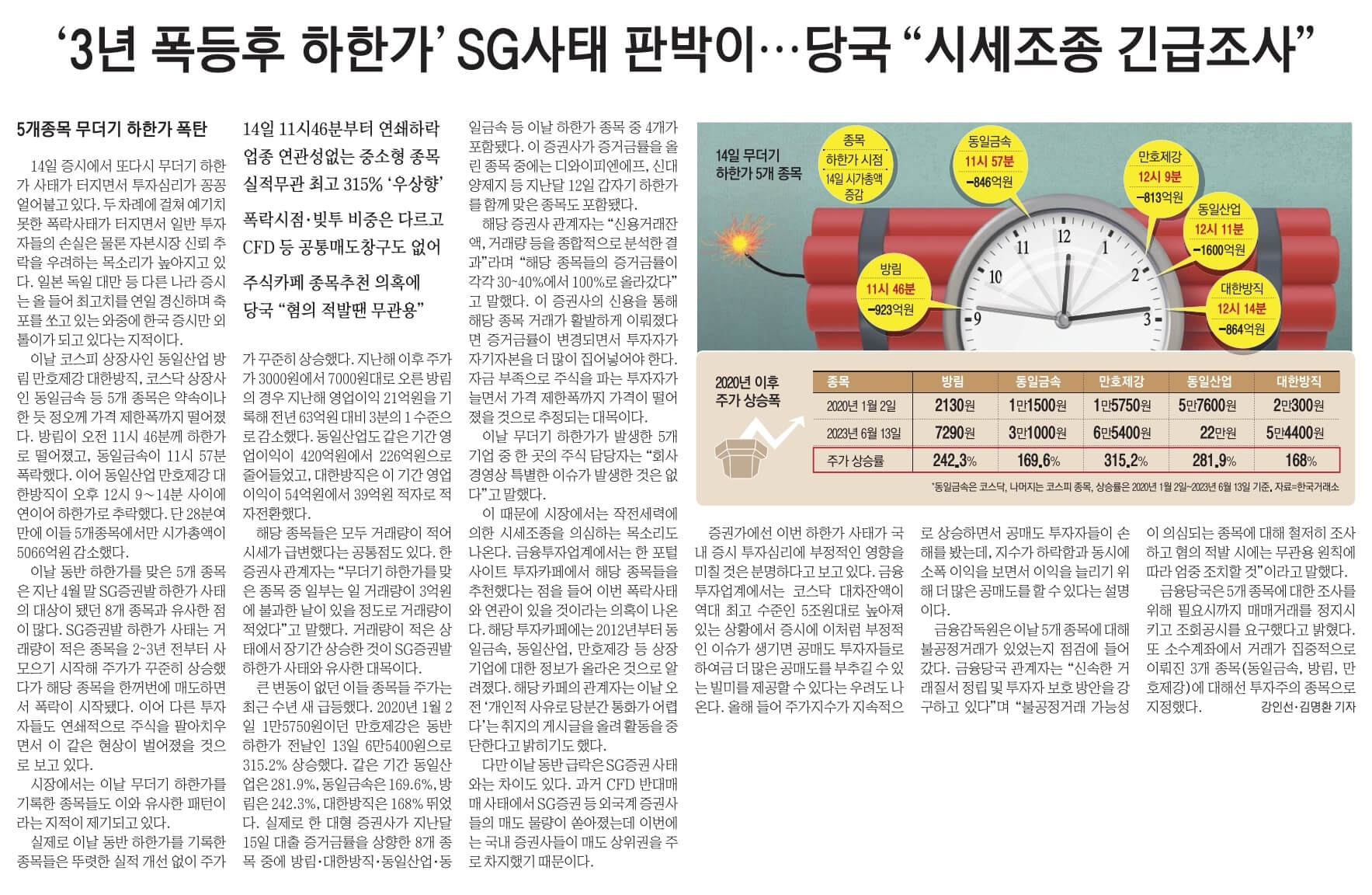 6월 15일 목 신문스크랩13