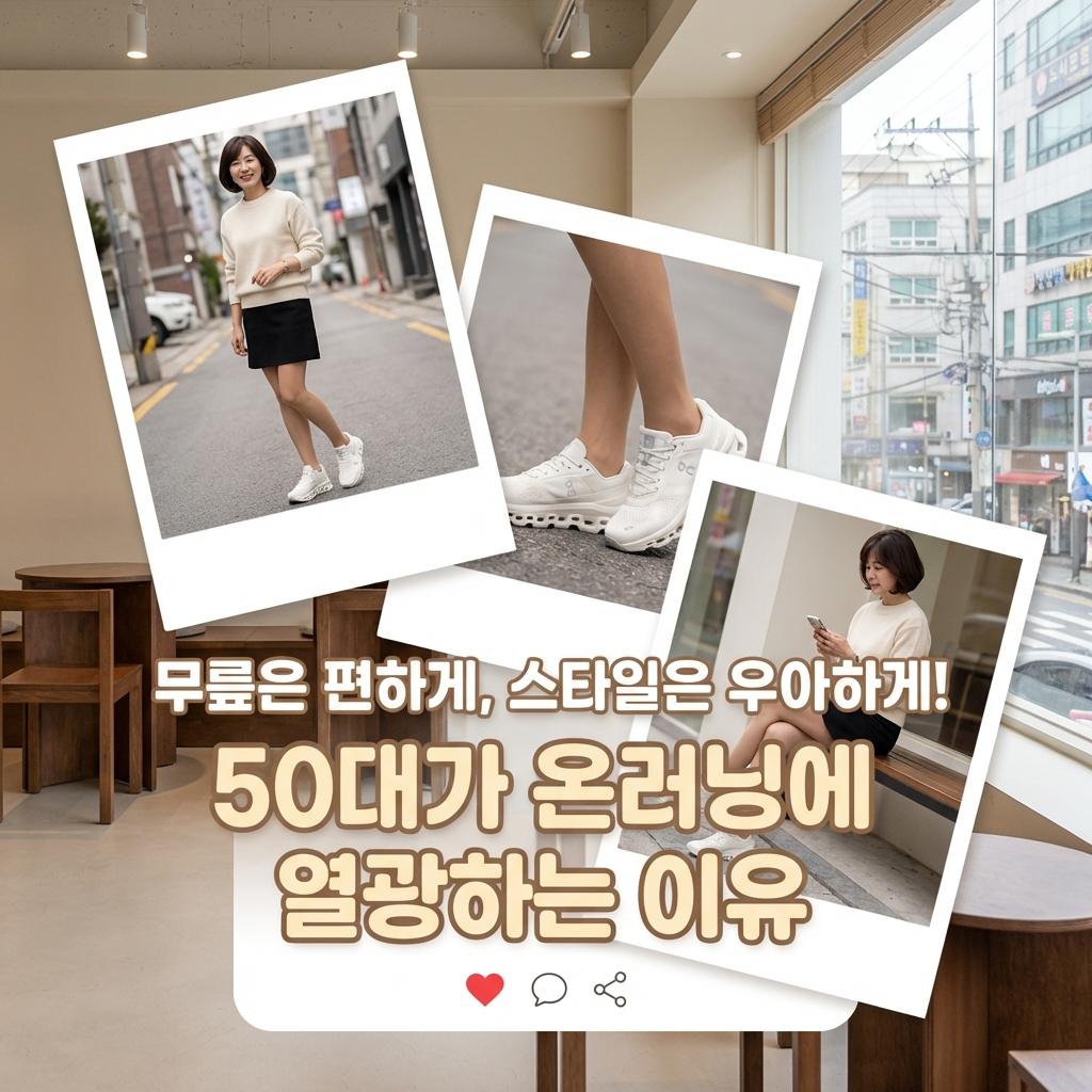 온러닝 50대 편한 운동화 솔직 후기 장단점 비교 비용 공개 ❘ 무릎 관절 보호하고 슬림해 보이는 중년 코디법