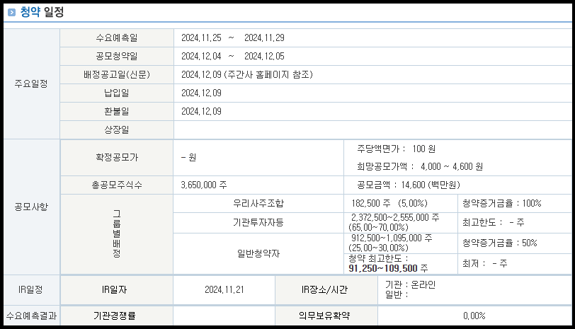 아스테라시스 공모주 청약 일정