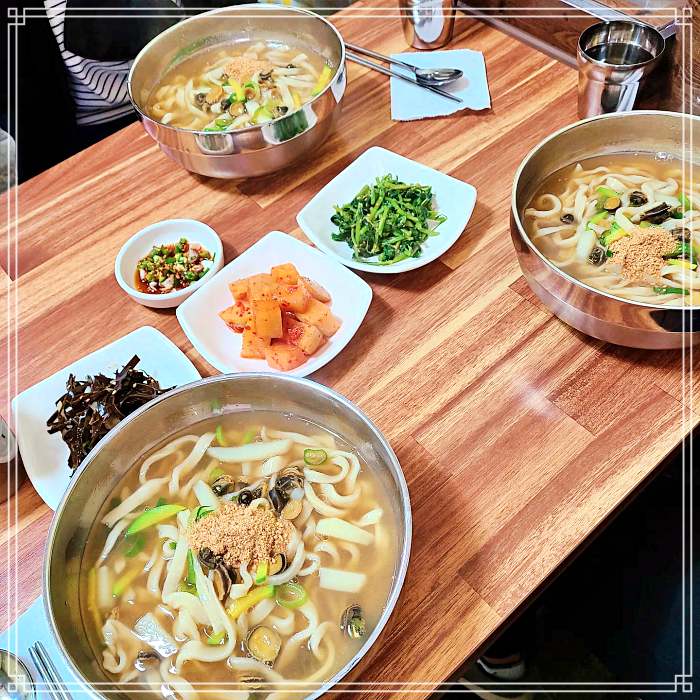 6시 내고향 울릉도 따개비 칼국수 한상 맛집