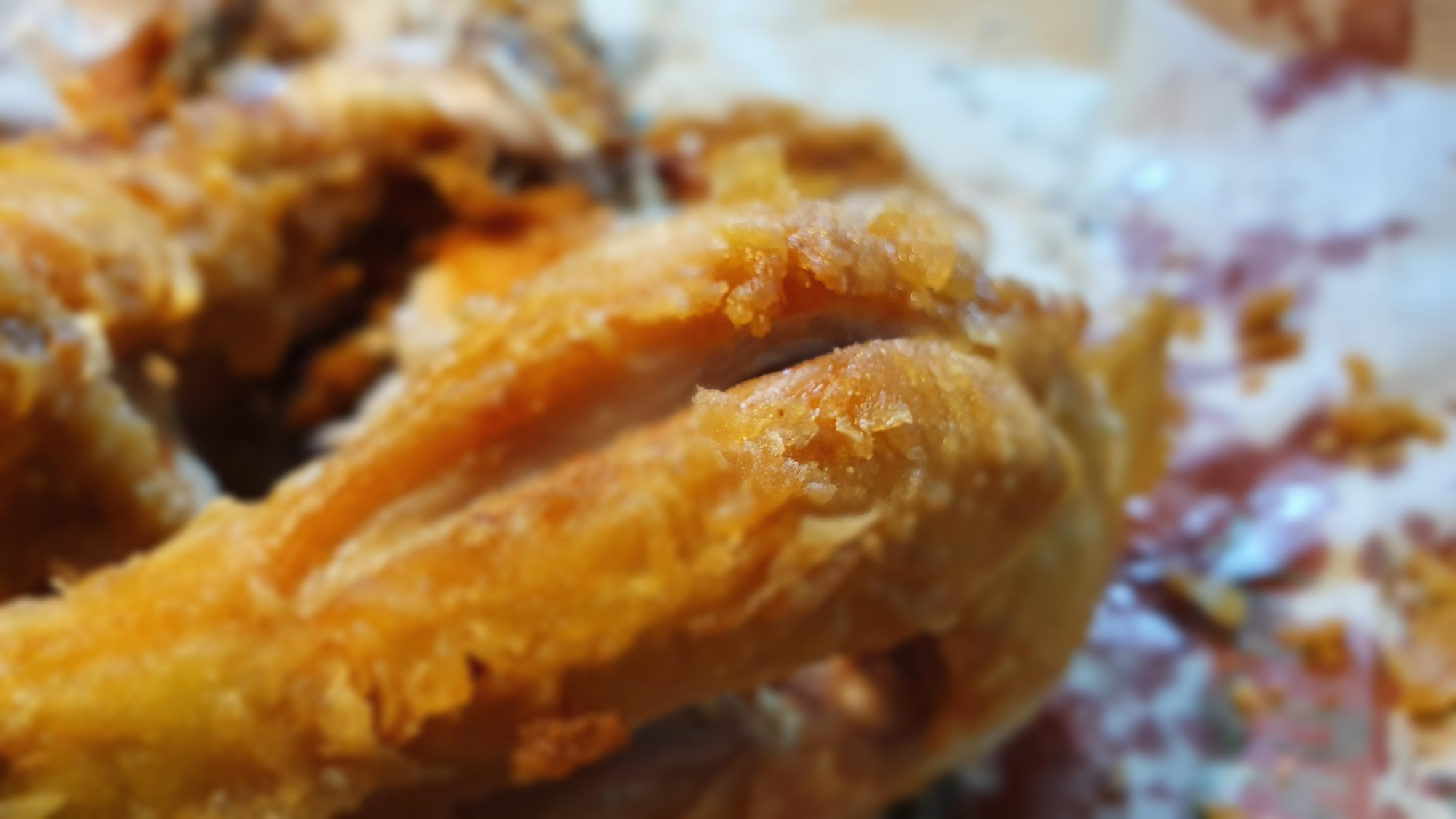 시장통닭 닭다리