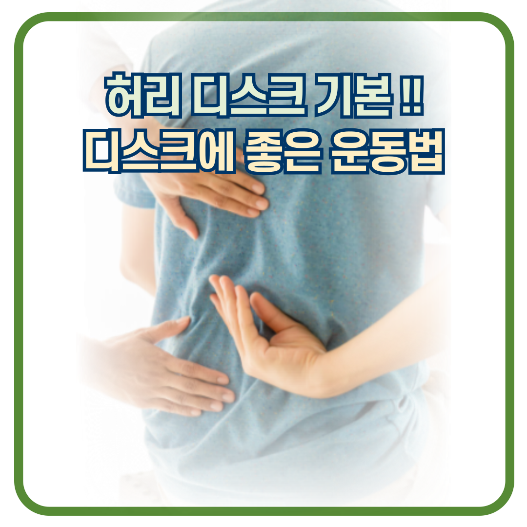 허리 디스크의 기본 상식과 허리 디스크에 좋은 운동법 3가지