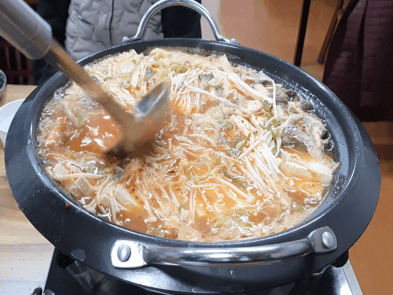 춘천 정족리순두부집 두부전골 - 3