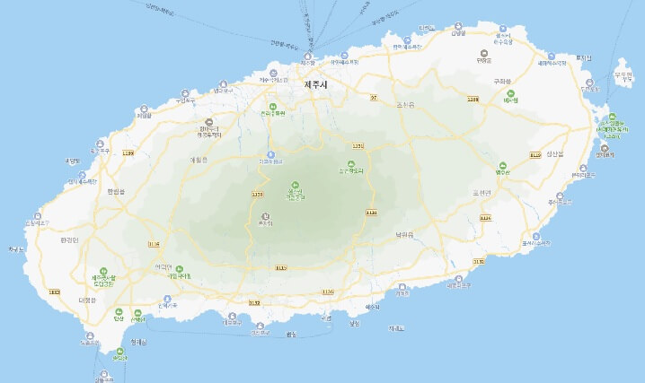 제주도 지도