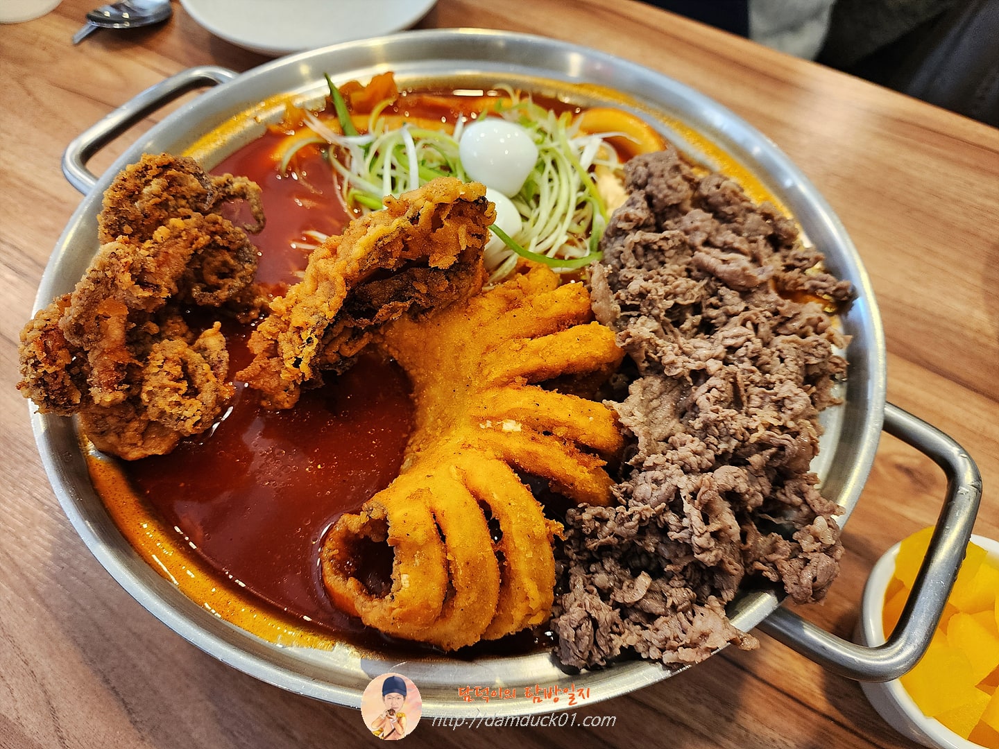 통큰오짱떡볶이 + 차돌토핑