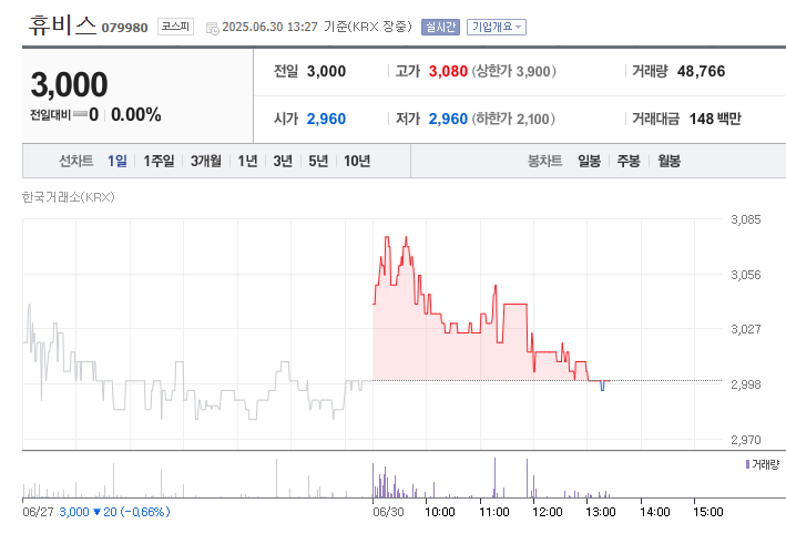 러그버그 관련주식-휴비스