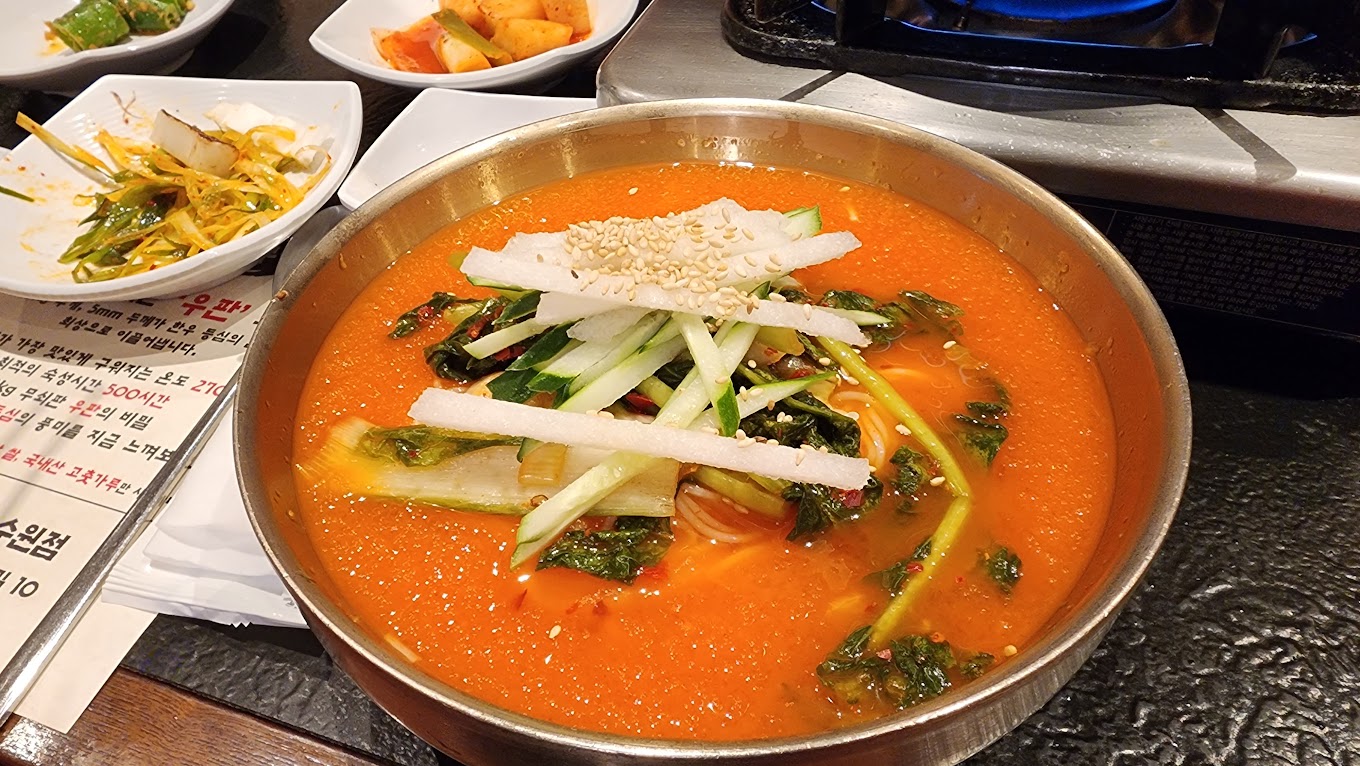 열무국수
