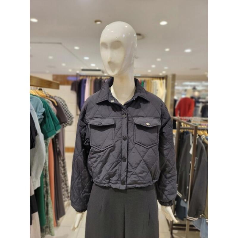 밸리걸 퀼팅 카라넥 숏 패딩점퍼 NC평택점 481730