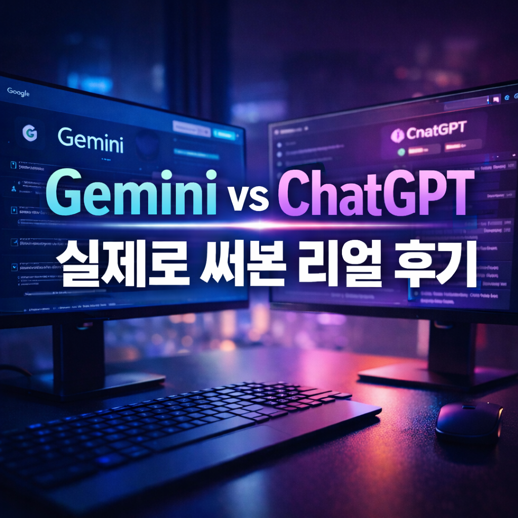 Gemini vs ChatGPT 실사용 후기|글쓰기·코딩·번역까지 직접 비교해봤어요
