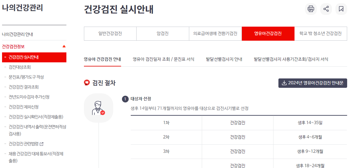 영유아건강검진