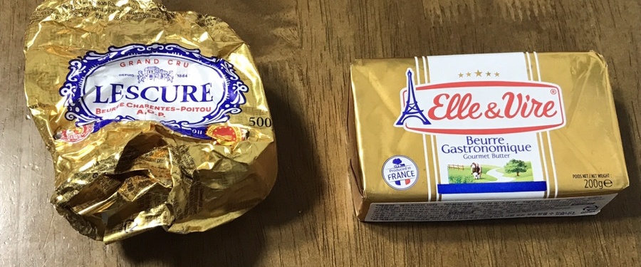 왼쪽 레스큐어 포장지, 오른쪽 엘르앤비르 포장지