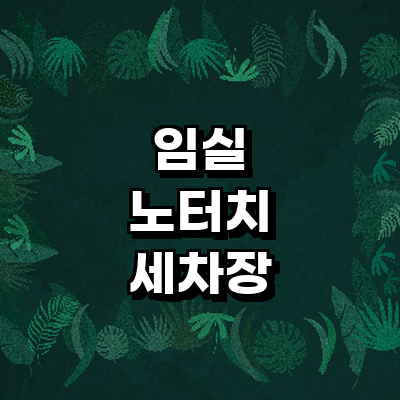 임실군 노터치 세차