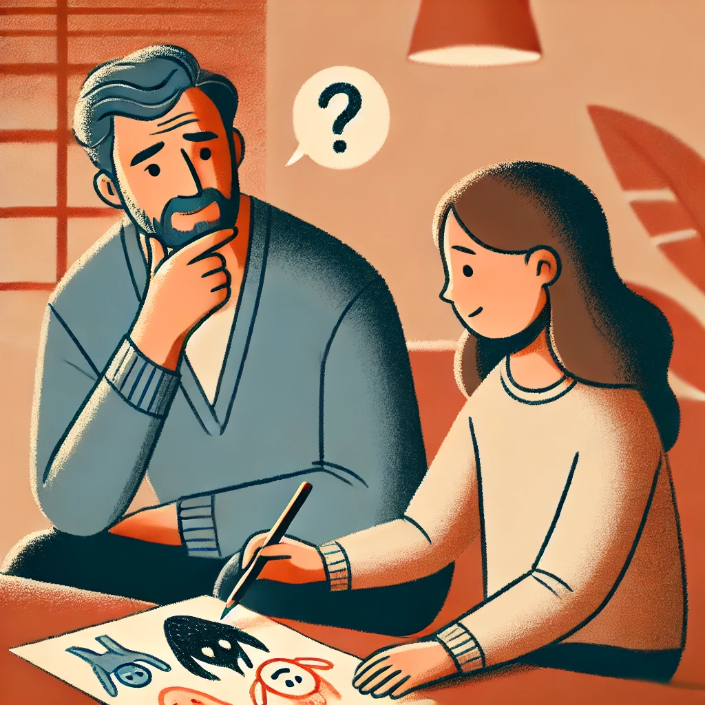 아이의 그림을 해석할 때 주의할 점